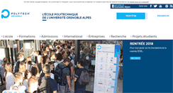 Desktop Screenshot of polytech-grenoble.fr